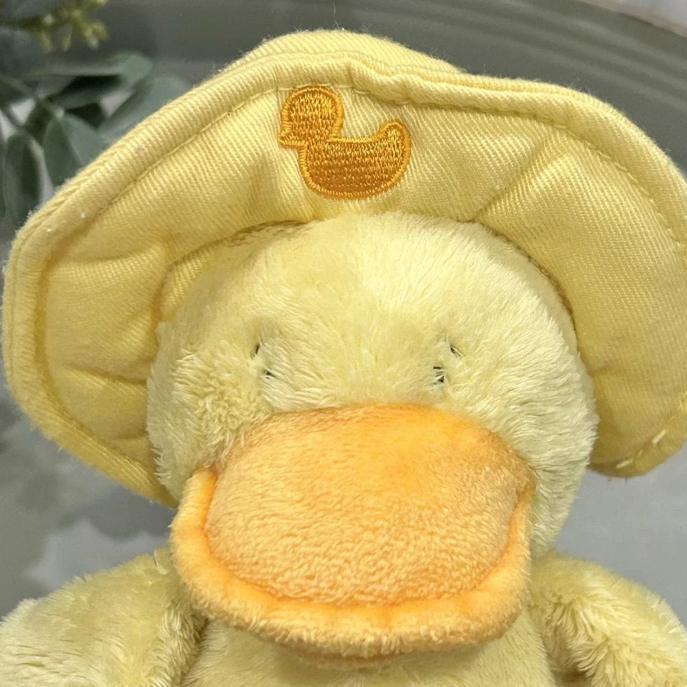 Kids II Waddles Duck Plush Teether Grip Vintage Baby‎ Lovey nursery Toy Rattle